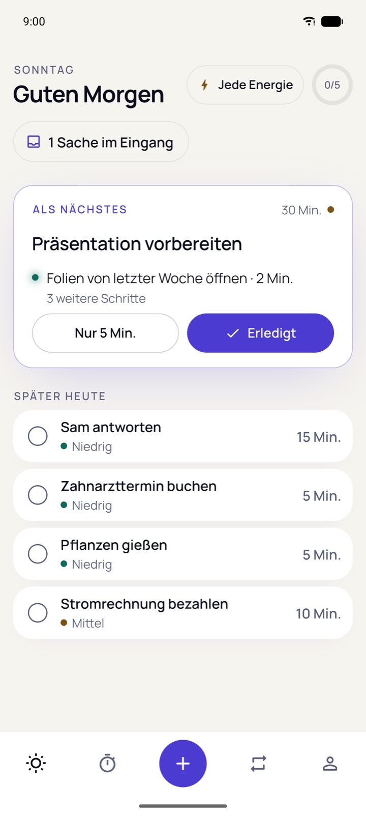 Die Ansicht Heute im Design Luminous